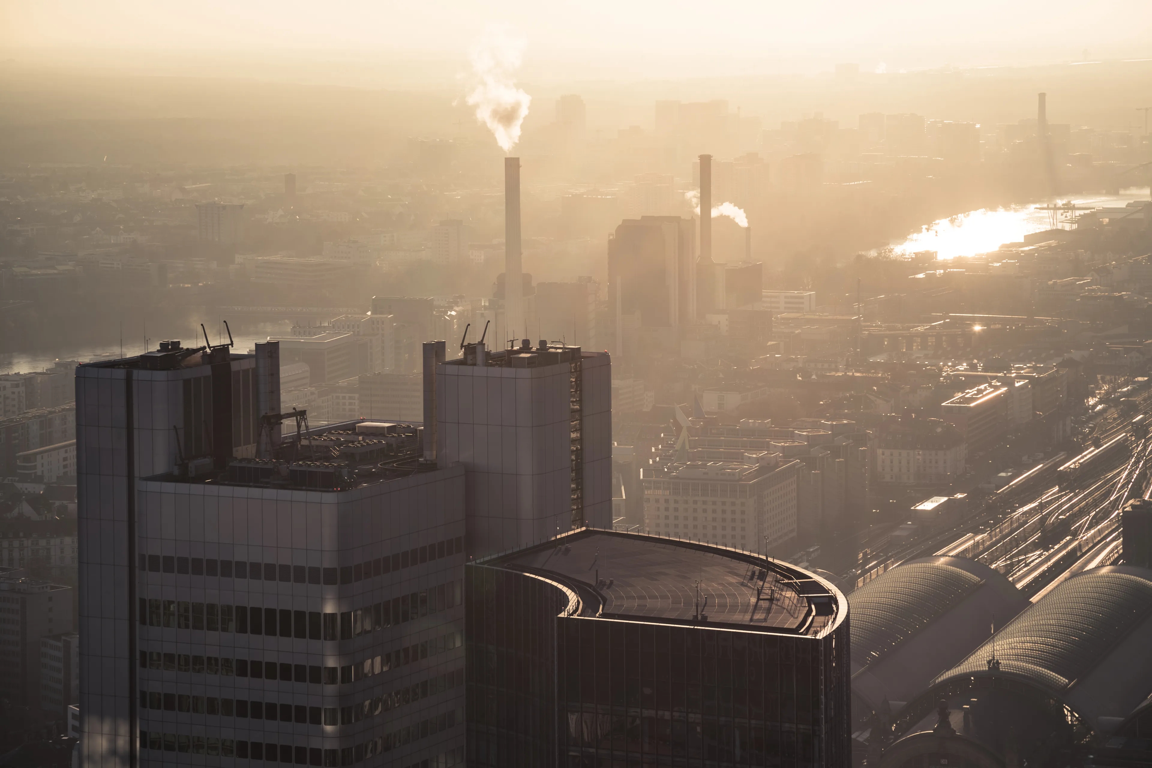 Frankfurt am Main im Smog